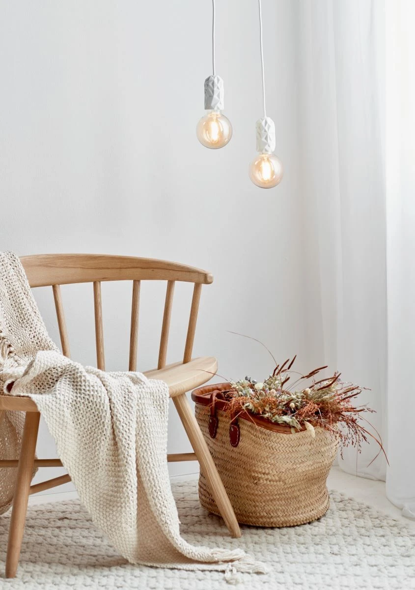 Nordlux HANG Pendelleuchte Weiß Porzellan E27 Dimmbar 5,2x5,2x209cm 4 Nordlux HANG Pendelleuchte Weiß Porzellan E27 Dimmbar 5,2x5,2x209cm – Bild 2