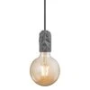 Nordlux HANG Pendelleuchte Grau Porzellan E27 Dimmbar 5,2x9x9cm -Nordlux 2010013010