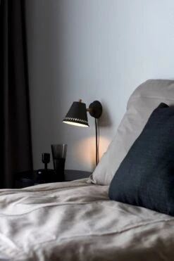 Nordlux PINE Wandleuchte Schwarz GU10 Mit Schalter 13,5x19,5x13,5cm -Nordlux 2010381003am