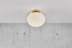 Nordlux ALTON Deckenleuchte Messing, Opal Weiß E27 Dimmbar 27,5x27,5x24cm 9 Nordlux ALTON Deckenleuchte Messing, Opal Weiß E27 Dimmbar 27,5x27,5x24cm -Nordlux 2010506001am