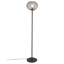Nordlux ALTON Stehlampe Schwarz, Rauchfarbend E27 Mit Kabelschalter 28x28x150cm