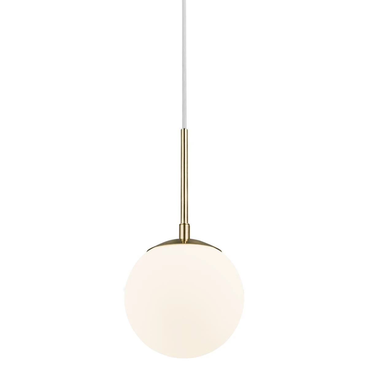 Nordlux GRANT Pendelleuchte Messing, Opal Weiß E14 Dimmbar 15x15x29cm 5 Nordlux GRANT Pendelleuchte Messing, Opal Weiß E14 Dimmbar 15x15x29cm – Bild 3