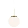 Nordlux GRANT Pendelleuchte Messing, Opal Weiß E27 Dimmbar 25x25x40cm 1 Nordlux GRANT Pendelleuchte Messing, Opal Weiß E27 Dimmbar 25x25x40cm -Nordlux 2010563035 2