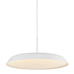 Nordlux PISO LED Pendelleuchte Weiß 1600lm Dimmbar 36,5x36,5x17,15cm