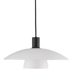 Nordlux VERONA Pendelleuchte Schwarz, Opal Weiß E27 Dimmbar 40x40x18,8cm 12 Nordlux VERONA Pendelleuchte Schwarz, Opal Weiß E27 Dimmbar 40x40x18,8cm -Nordlux 2010863001