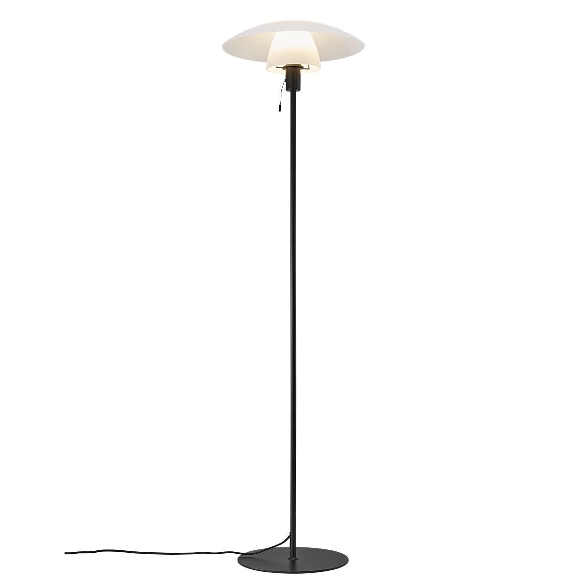 Nordlux VERONA Stehlampe Schwarz, Opal Weiß E27 Mit Schalter 40x40x150cm 7 Nordlux VERONA Stehlampe Schwarz, Opal Weiß E27 Mit Schalter 40x40x150cm – Bild 5