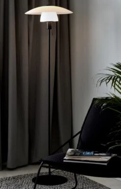 Nordlux VERONA Stehlampe Schwarz, Opal Weiß E27 Mit Schalter 40x40x150cm 13 Nordlux VERONA Stehlampe Schwarz, Opal Weiß E27 Mit Schalter 40x40x150cm -Nordlux 2010884001am