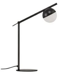 Nordlux CONTINA Schreibtischlampe Schwarz, Opal Weiß G9 Mit Kabelschalter 27x15x48,5cm 15 Nordlux CONTINA Schreibtischlampe Schwarz, Opal Weiß G9 Mit Kabelschalter 27x15x48,5cm -Nordlux 2010985003