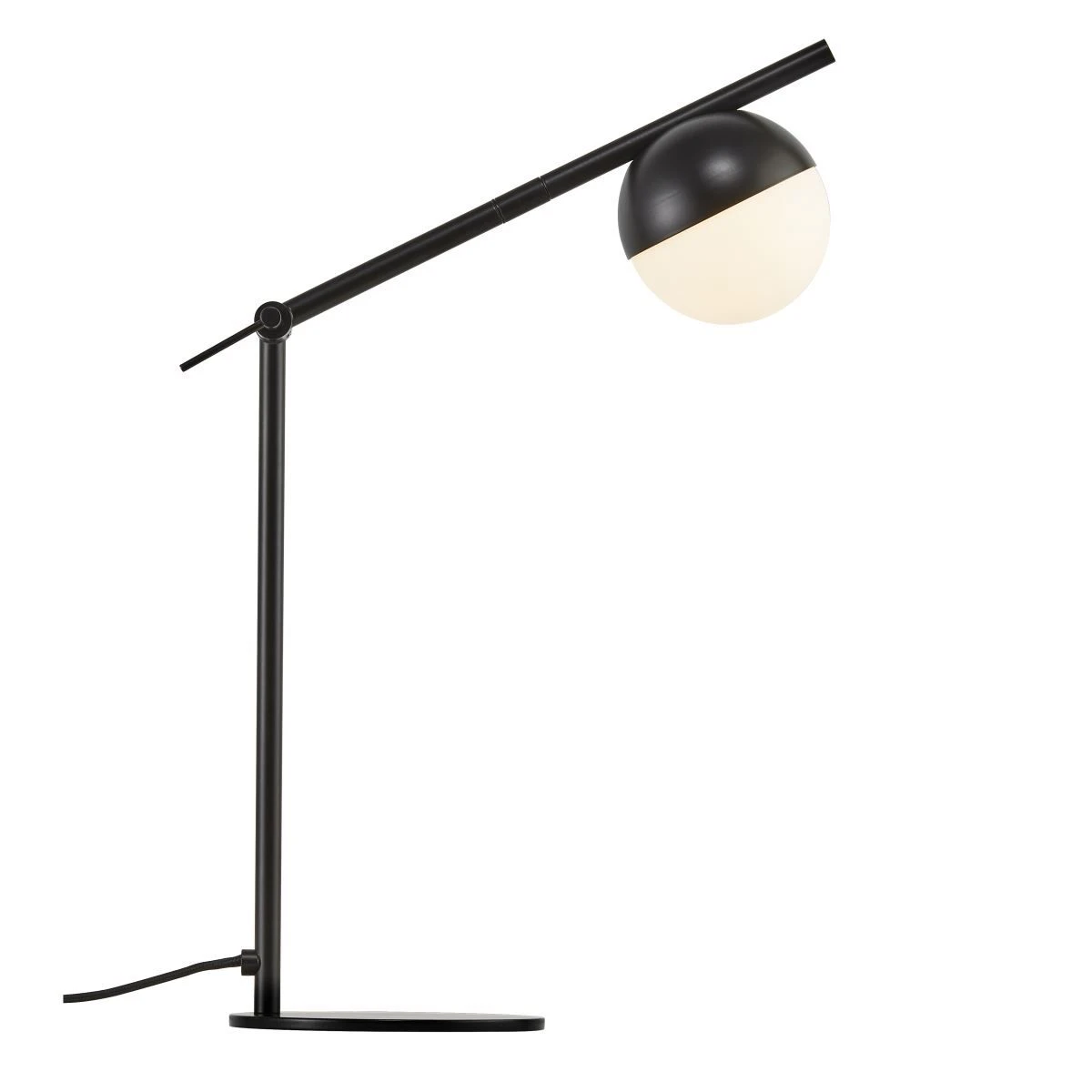 Nordlux CONTINA Schreibtischlampe Schwarz, Opal Weiß G9 Mit Kabelschalter 27x15x48,5cm 7 Nordlux CONTINA Schreibtischlampe Schwarz, Opal Weiß G9 Mit Kabelschalter 27x15x48,5cm – Bild 5