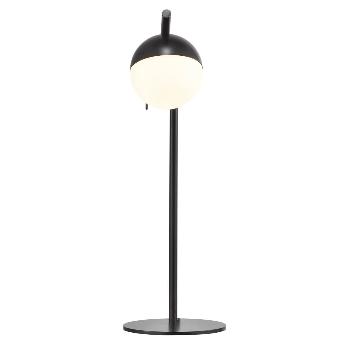 Nordlux CONTINA Schreibtischlampe Schwarz, Opal Weiß G9 Mit Kabelschalter 27x15x48,5cm 5 Nordlux CONTINA Schreibtischlampe Schwarz, Opal Weiß G9 Mit Kabelschalter 27x15x48,5cm – Bild 3