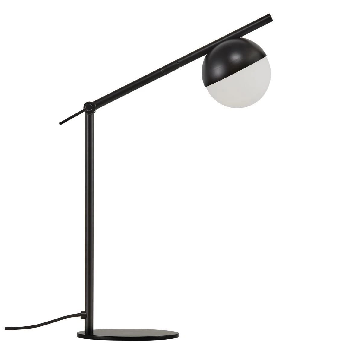 Nordlux CONTINA Schreibtischlampe Schwarz, Opal Weiß G9 Mit Kabelschalter 27x15x48,5cm 9 Nordlux CONTINA Schreibtischlampe Schwarz, Opal Weiß G9 Mit Kabelschalter 27x15x48,5cm – Bild 7