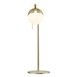 Nordlux CONTINA Schreibtischlampe Messing, Opal Weiß G9 Mit Kabelschalter 27x15x48,5cm 13 Nordlux CONTINA Schreibtischlampe Messing, Opal Weiß G9 Mit Kabelschalter 27x15x48,5cm -Nordlux 2010985035 4