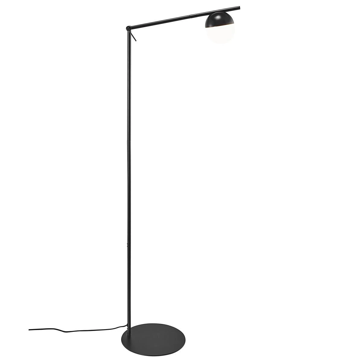 Nordlux CONTINA Stehlampe Schwarz, Opal Weiß G9 Mit Kabelschalter 35,5x25x139,5cm 6 Nordlux CONTINA Stehlampe Schwarz, Opal Weiß G9 Mit Kabelschalter 35,5x25x139,5cm – Bild 4