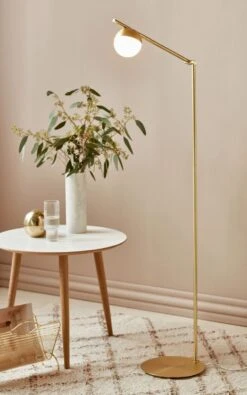 Nordlux CONTINA Stehlampe Messing, Opal Weiß G9 Mit Kabelschalter 35,5x25x139,5cm 16 Nordlux CONTINA Stehlampe Messing, Opal Weiß G9 Mit Kabelschalter 35,5x25x139,5cm -Nordlux 2010994035 1am