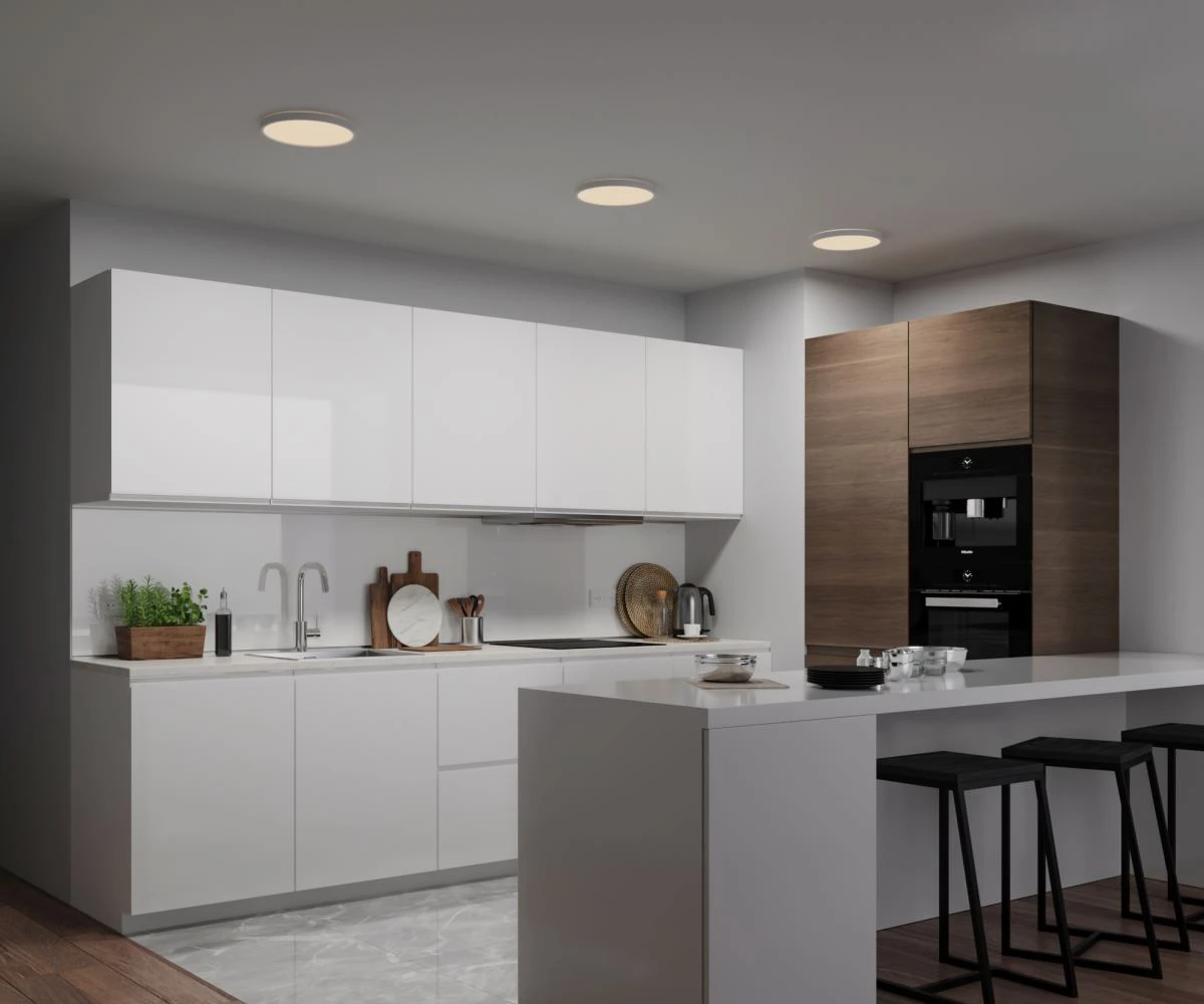 Nordlux OJA 29 IP20 LED Deckenleuchte Weiß, Weiß 1600lm 29,4x29,4x2,3cm 9 Nordlux OJA 29 IP20 LED Deckenleuchte Weiß, Weiß 1600lm 29,4x29,4x2,3cm – Bild 7