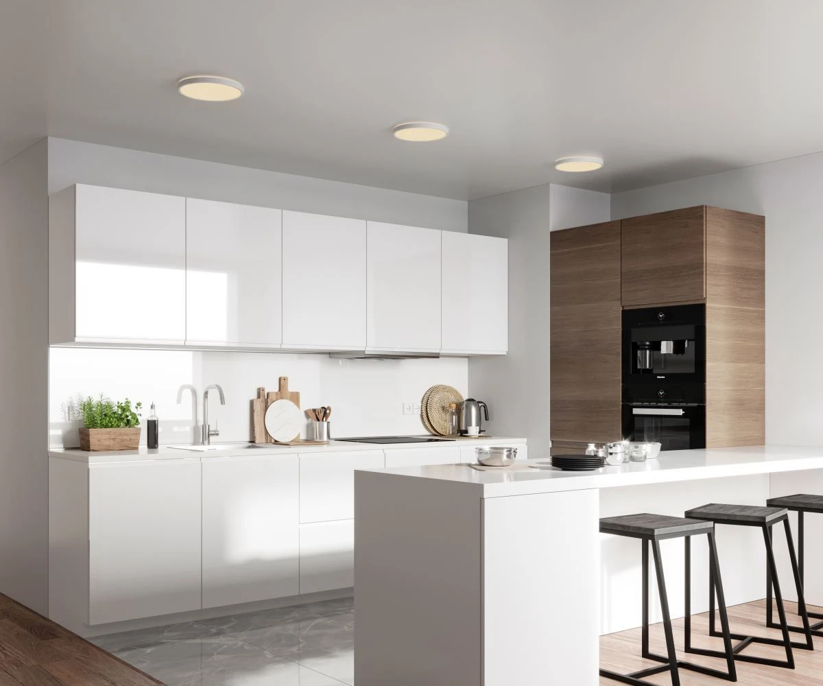 Nordlux OJA 29 IP20 LED Deckenleuchte Weiß, Weiß 1600lm 29,4x29,4x2,3cm 4 Nordlux OJA 29 IP20 LED Deckenleuchte Weiß, Weiß 1600lm 29,4x29,4x2,3cm – Bild 2