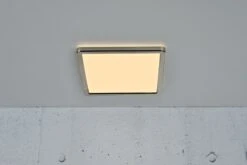 Nordlux OJA 29 Square IP20 LED Deckenleuchte Gebürstet Nickel, Weiß 1600lm 30x30x2,5cm -Nordlux 2015056155am