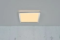 Nordlux OJA 29 Square LED Deckenleuchte Chrom, Weiß 1600lm IP54 30x30x2,5cm -Nordlux 2015066133am