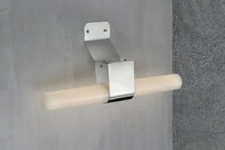 Nordlux HELVA LED Wandleuchte Gebürstet Nickel 900lm IP44 Mit Schalter 42,5x5,7x10,6cm -Nordlux 2015321055 1am