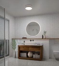 Nordlux NOXY LED Deckenleuchte Weiß 1650lm IP44 Mit Schalter 35x35x5cm -Nordlux 2015356101 3am