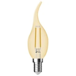 Nordlux LED Leuchtmittel E14 Goldfarbend 400lm 2500K 4,8W 80Ra 360° Dimmbar 3,5x3,5x12,3cm -Nordlux 2080111458 1