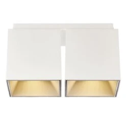 Nordlux ETHAN Aufbauleuchte Matt Weiß GU10 Dimmbar 21,6x10,5x11,99cm