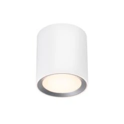 Nordlux LANDON LED Aufbauleuchte Weiß 600lm IP44 12,5x12,5x14cm