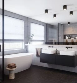 Nordlux LANDON LED Aufbauleuchte Schwarz 600lm IP44 12,5x12,5x14cm -Nordlux 2110670103 3