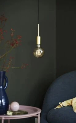 Nordlux PACO Pendelleuchte Messing E27 Dimmbar 4,2x4,2x17,3cm -Nordlux 2112053035 2am