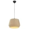 Nordlux DICTE 40 Pendelleuchte Beige Textil E27 Dimmbar 40x40x33,7cm