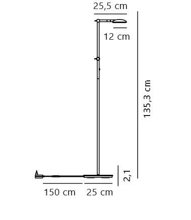 Nordlux BEND LED Stehlampe Schwarz 410lm Touchdimmer 36,8x25x135cm 6 Nordlux BEND LED Stehlampe Schwarz 410lm Touchdimmer 36,8x25x135cm – Bild 4