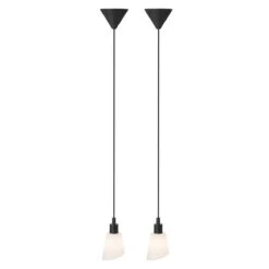 Nordlux MOLLI Pendelleuchte Schwarz E14 Dimmbar 10x10x18,7cm