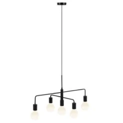 Nordlux GLOOM Pendelleuchte Schwarz E27 Dimmbar 4,3x74x36cm -Nordlux 2113053003