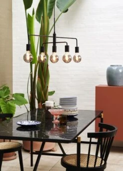 Nordlux GLOOM Pendelleuchte Schwarz E27 Dimmbar 4,3x74x36cm -Nordlux 2113053003 2am