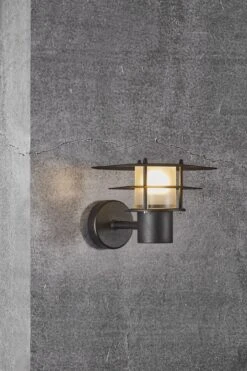 Nordlux BASTIA Außenwandleuchte Schwarz E14 IP54 Dimmbar 17,6cm 8 Nordlux BASTIA Außenwandleuchte Schwarz E14 IP54 Dimmbar 17,6cm -Nordlux 2118041003am