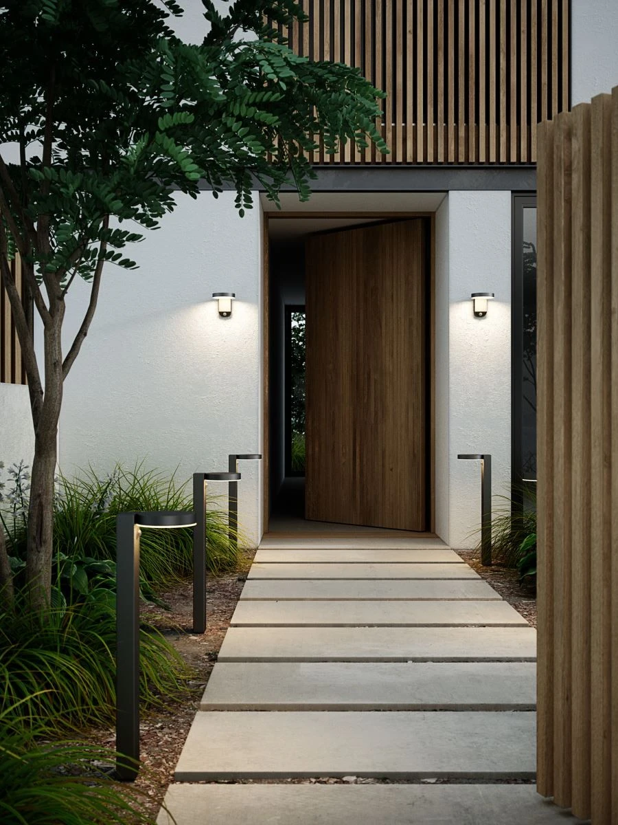 Nordlux RICA LED Solar Sockelleuchte Schwarz Edelstahl 480lm IP44 Mit Bewegungsmelder 60cm 4 Nordlux RICA LED Solar Sockelleuchte Schwarz Edelstahl 480lm IP44 Mit Bewegungsmelder 60cm – Bild 2