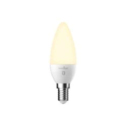 Nordlux Smart Home LED Leuchtmittel E14 C35 400lm 2700K 4,7W 80Ra 300° App Steuerbar 3,5x3,5x10,7cm