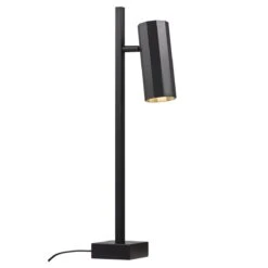 Nordlux ALANIS Tischlampe Schwarz GU10 Mit Schalter 8x8x49,5cm -Nordlux 2213455003 2