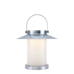 Nordlux TEMPLE LED Solar-Tischleuchte Verzinkter Stahl IP54 Mit Schalter 22,6x22,6x22,2cm
