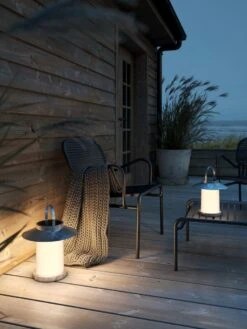 Nordlux TEMPLE LED Solar-Tischleuchte Verzinkter Stahl IP54 Mit Schalter 31,3x31,3x30,4cm -Nordlux 2218335031 2