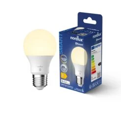 Nordlux Smart Home LED Leuchtmittel E27 A60 806lm 2200K-6500K 6,5W 80Ra 240° 6x6x10,9cm App Steuerbar -Nordlux 2270002700 2