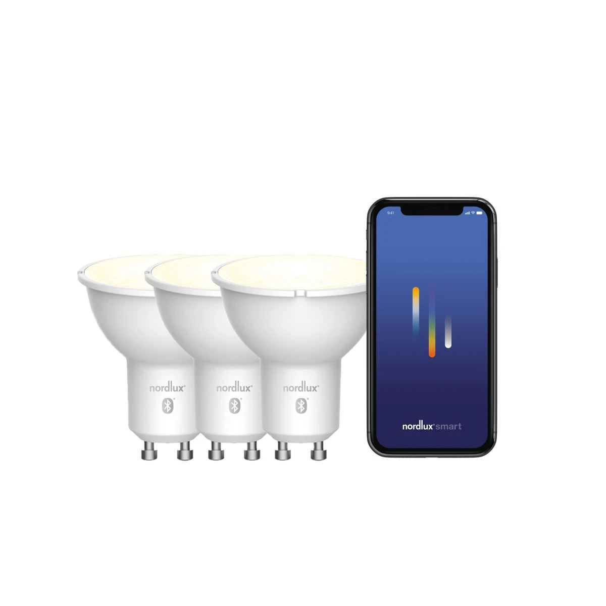 Nordlux Smart Home LED Leuchtmittel GU10 3er Set 4,8W 5x5x5,5cm 4 Nordlux Smart Home LED Leuchtmittel GU10 3er Set 4,8W 5x5x5,5cm – Bild 2