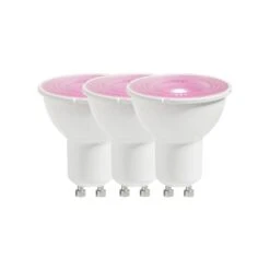 Nordlux Smart Home RGB LED Leuchtmittel GU10 3er Set 4,7W 5x5x5,5cm