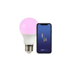 Nordlux Smart Home RGB LED Leuchtmittel E27 A60 806lm 2700K-3000K 8W 80Ra 240° 6x6x10,9cm App Steuerbar -Nordlux 2270072701