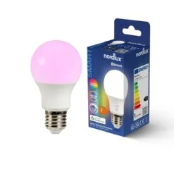 Nordlux Smart Home RGB LED Leuchtmittel E27 A60 806lm 2700K-3000K 8W 80Ra 240° 6x6x10,9cm App Steuerbar -Nordlux 2270072701 1