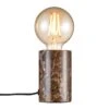 Nordlux SIV Tischlampe Marmor E27 Mit Kabelschalter 6x6x10cm -Nordlux 45875018 1