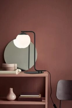 Tischlampe Schwarz Opalglas Kugel Nordlux Grant Mit E14 Fassung 7 Tischlampe Schwarz Opalglas Kugel Nordlux Grant Mit E14 Fassung -Nordlux 46635003 1