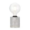 Tischlampe Riffelglas Klar Nordlux Hollywood Mit E27 Fassung -Nordlux 46645000