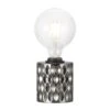 Tischlampe Riffelglas Rauch Nordlux Hollywood Mit E27 Fassung