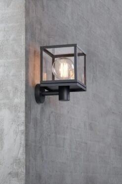 Wandaußenleuchte Schwarz Nordlux Dalton IP44 E27 Moderne Laterne -Nordlux 46901003 2